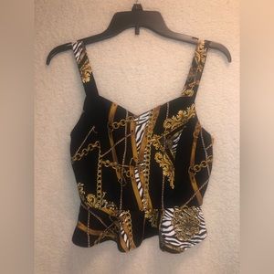 Iris Women’s multicolored Blouse Sz Medium